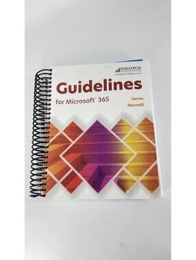 Guidelines for Microsoft 365 by Verno Marrelli - Spiral Bound Book